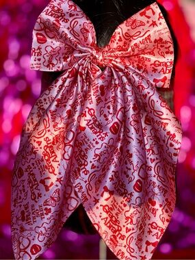 Red & Pink Gracie Abrams That’s so True! the secret of us Satin Bow Large Outfit